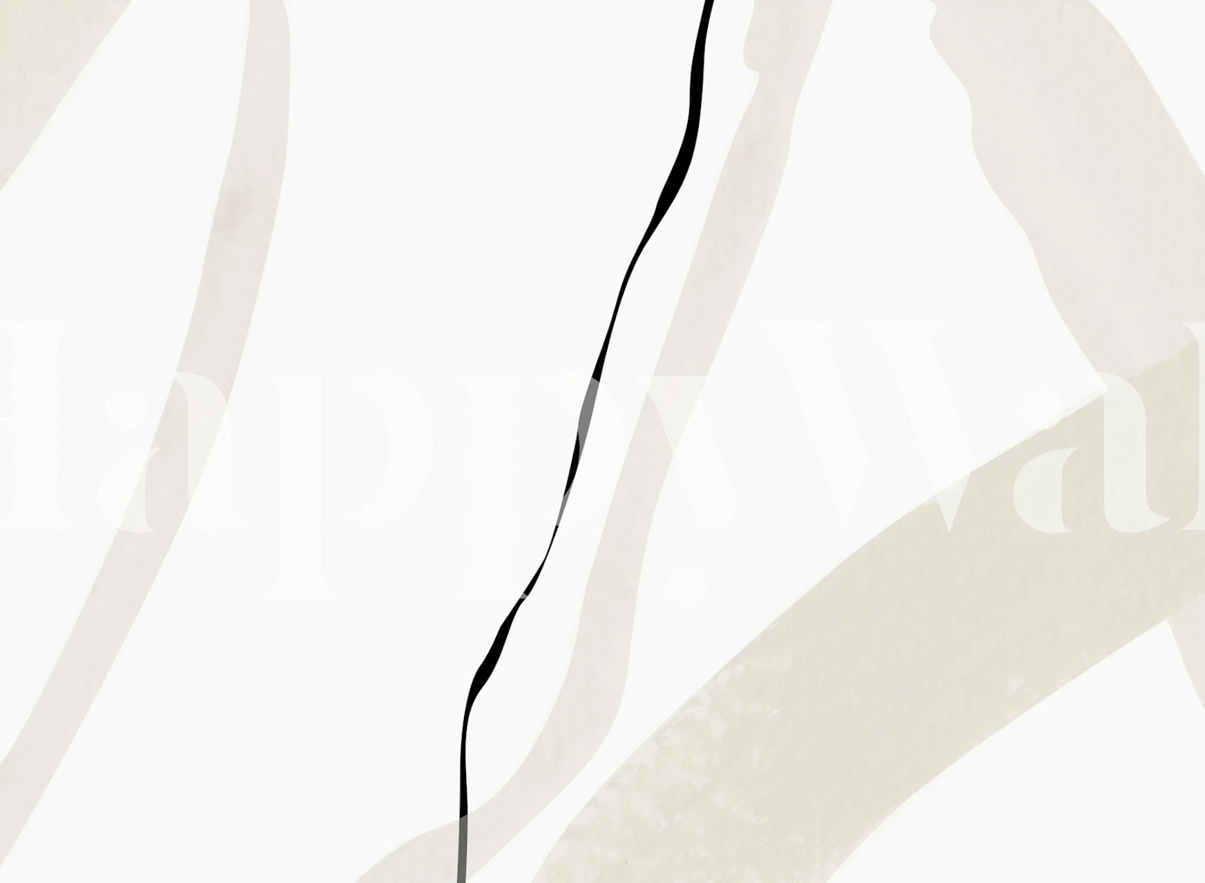 Minimal Space 01 Tapete in einem Raum