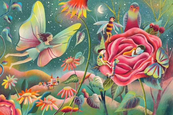 dreamy sleeping beauty landscape