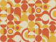 Bauhaus Rainbows Geometric Circles - Orange
