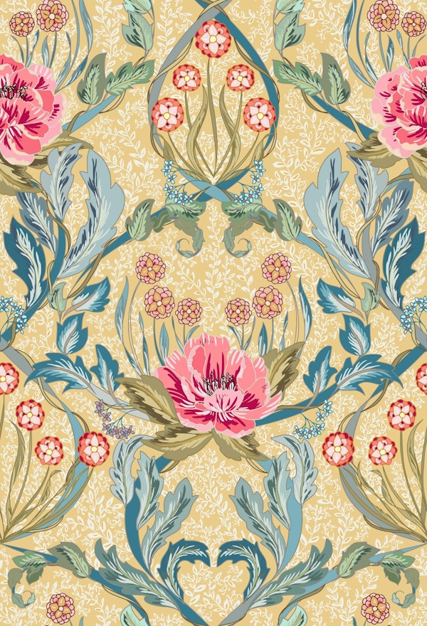 Floral Heritage Morris opulent vintage