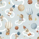 Cuteness Beyond Gravity - large blue