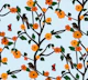 Phoebes in Chinoiserie Garden - textured