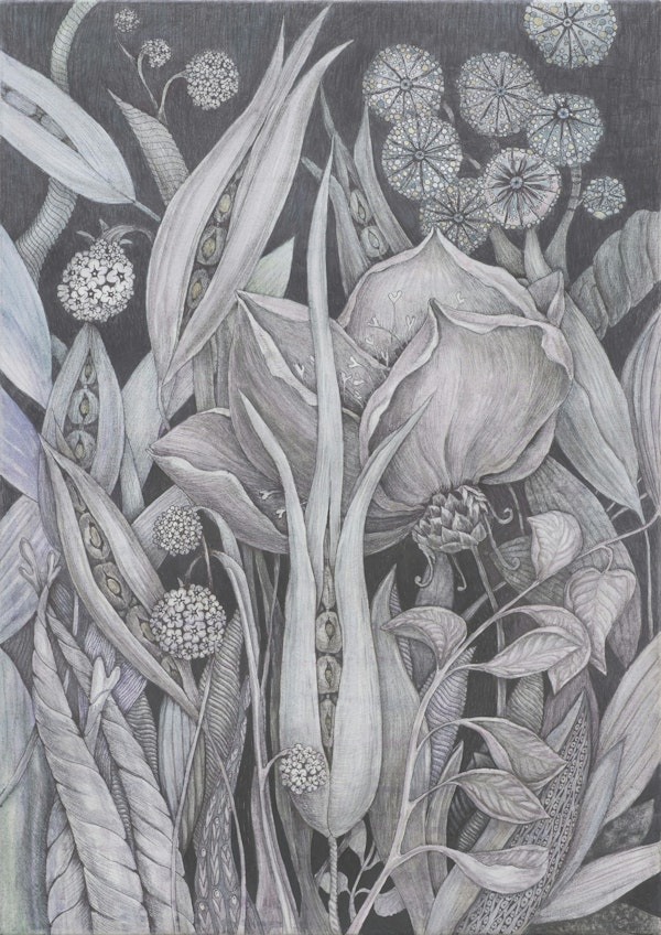 Dark Floral Whimsy light