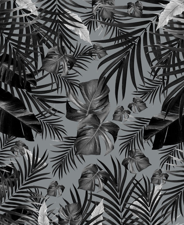 Tropical Jungle Night Leaves 6