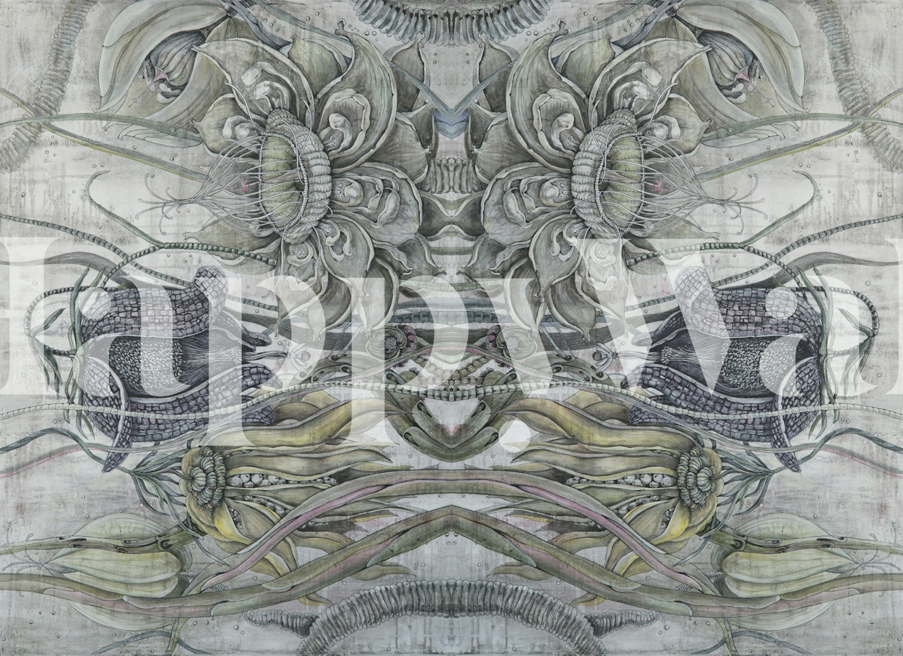 Dream flowers fantasy 2 papel de parede em um quarto