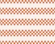 Checkered Stripes Boho Brown