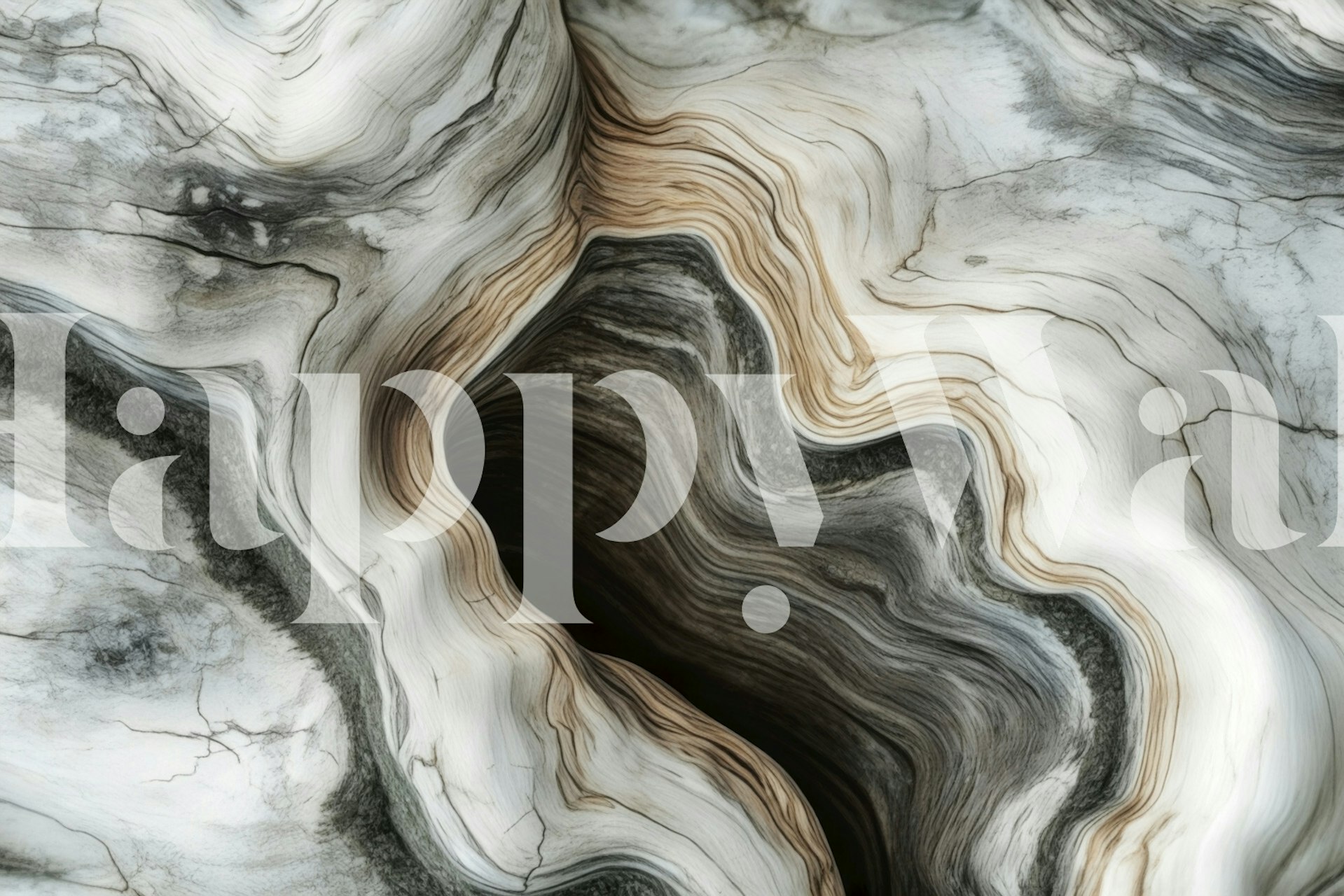 Organic stoned driftwood aesthetic wallpaper design
