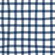 Wonky Check Blue and White
