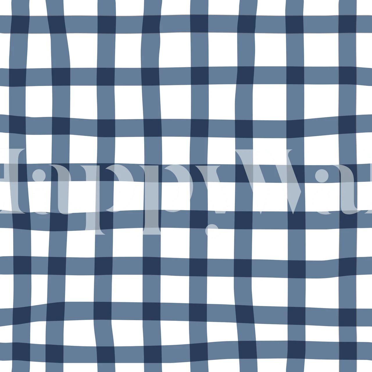 Checkered pattern in blue and white colors wallpaper