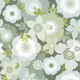 Retro Floral - Pastel Green