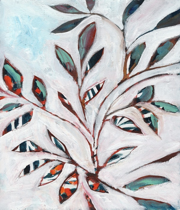 Colorful Leaf Impressions