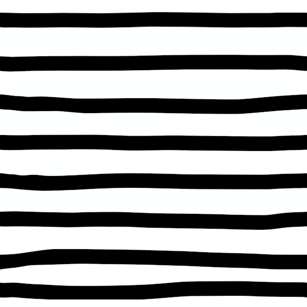 Wonky Stripes White and Black