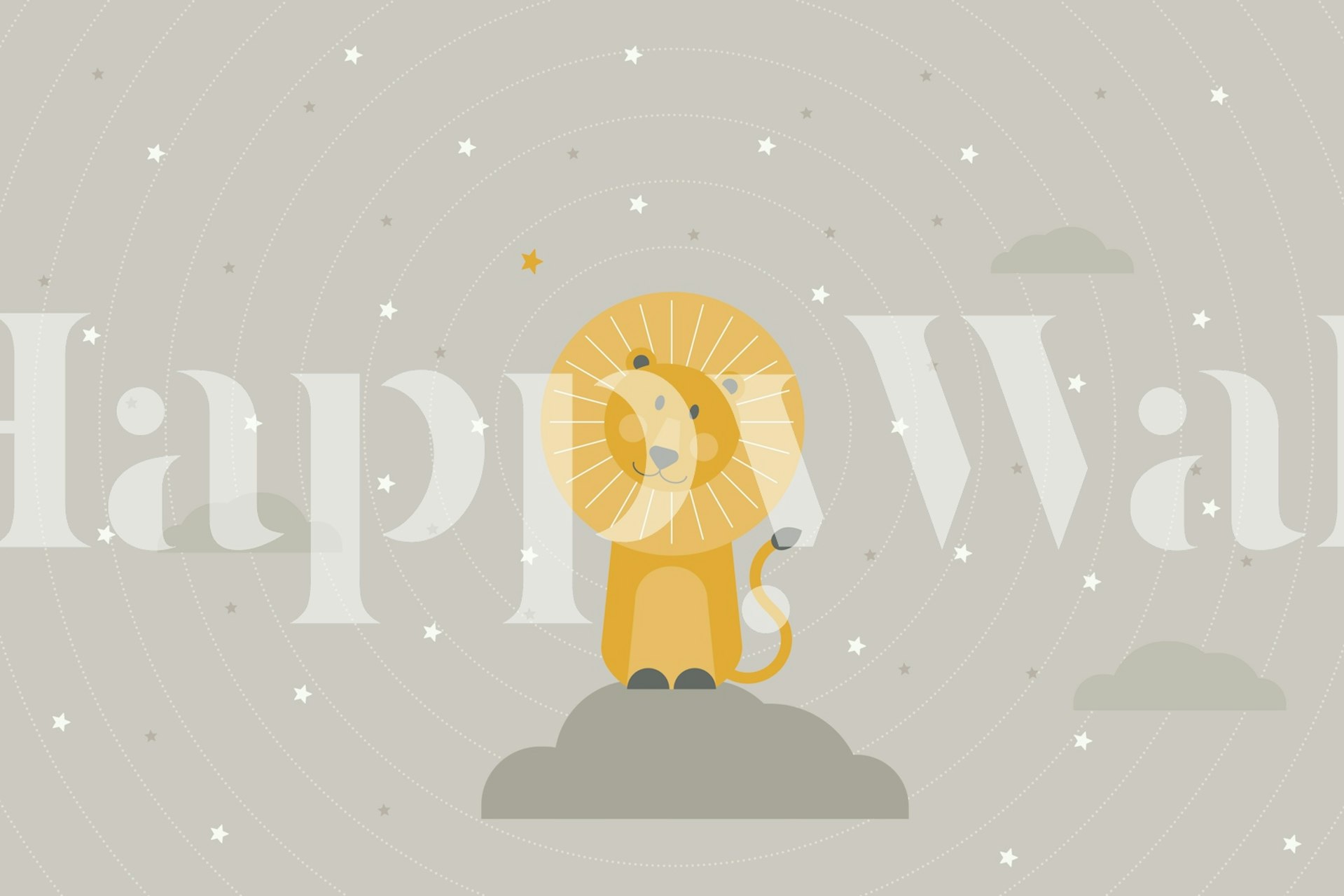 Sun of my universe tapeta w pokoju