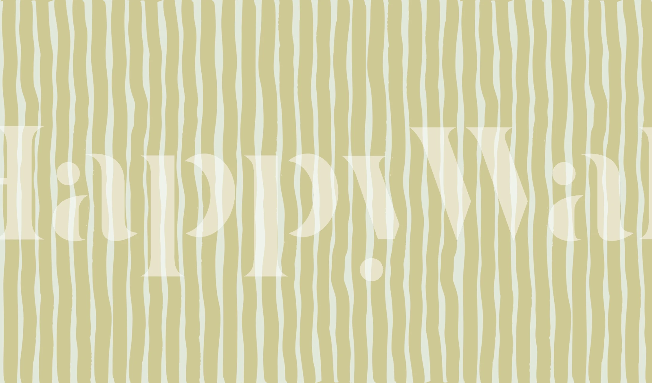 Lime brush stripes wallpaper with textured green lines on a pale background.