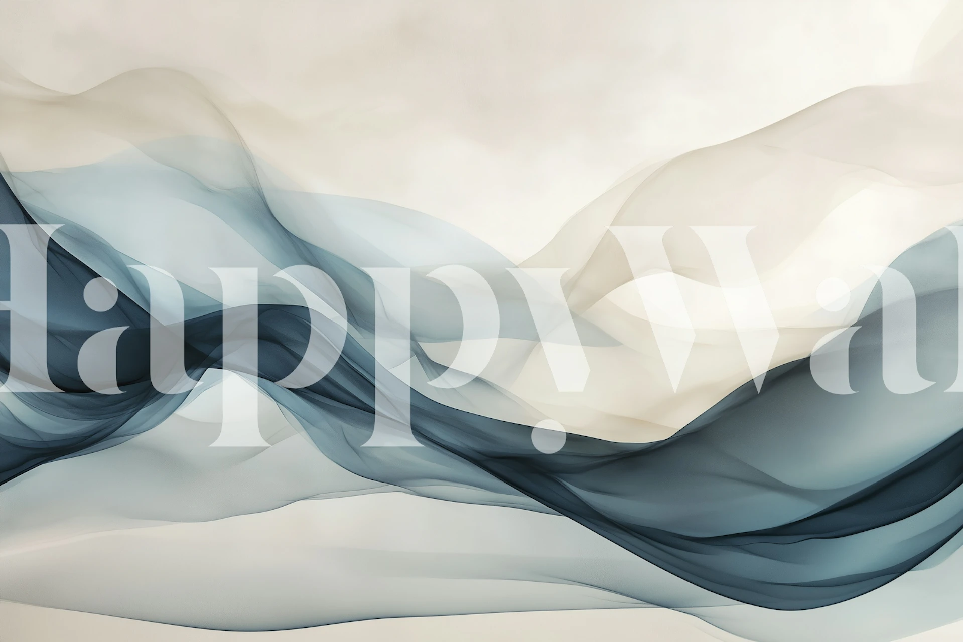 Calm Ocean Breeze wallpaper in a room