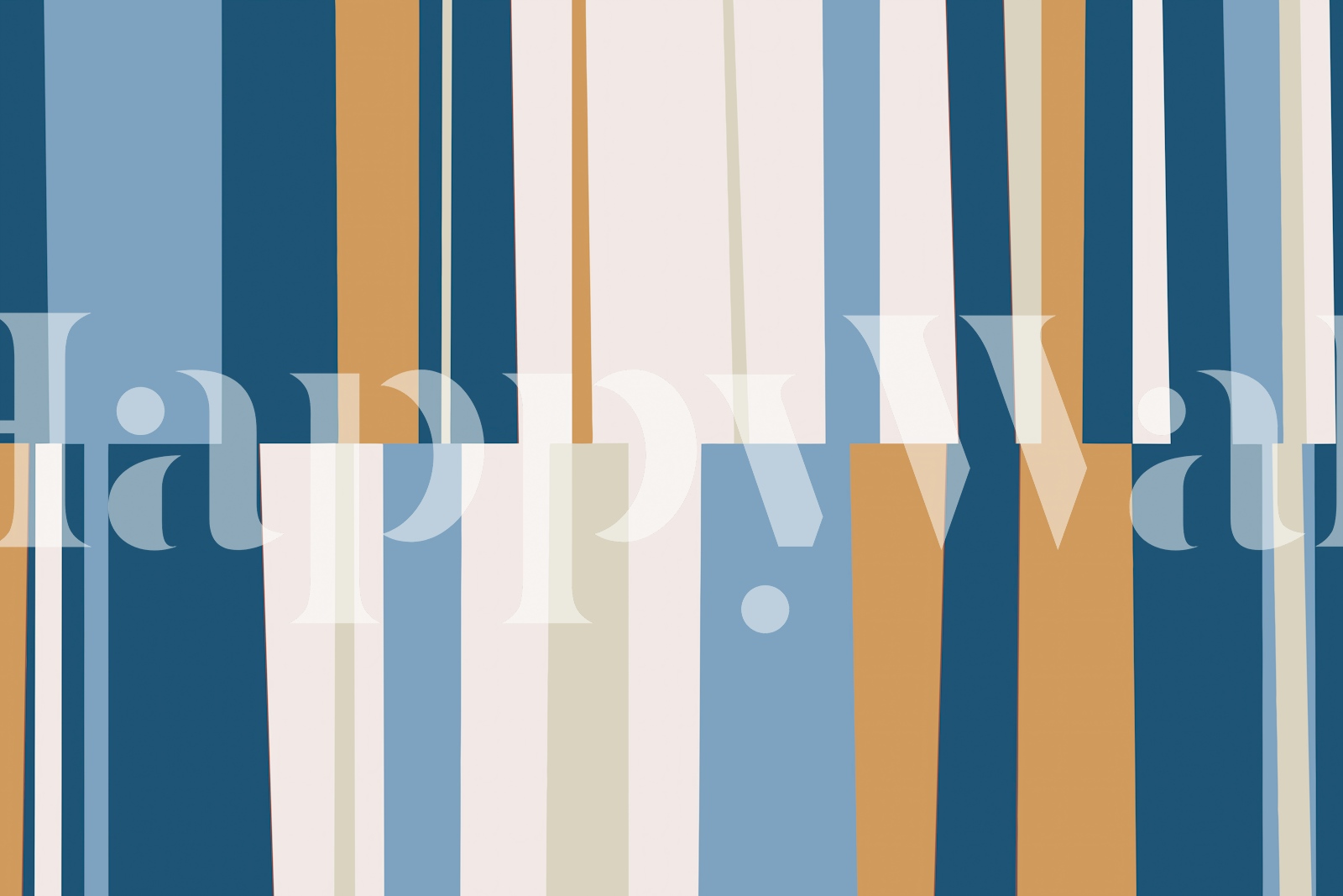 Mosaic Blue H3 wallpaper in a stylish room