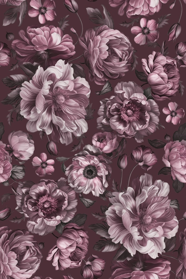 Opulent Drama Flowers Blush Pink