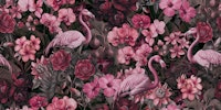 Exotic Flamingo Garden Pink Paradise tapeta