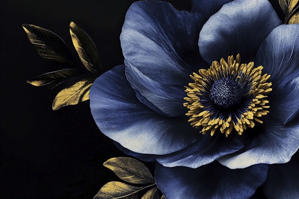 Elegant Midnight Floral Elegance