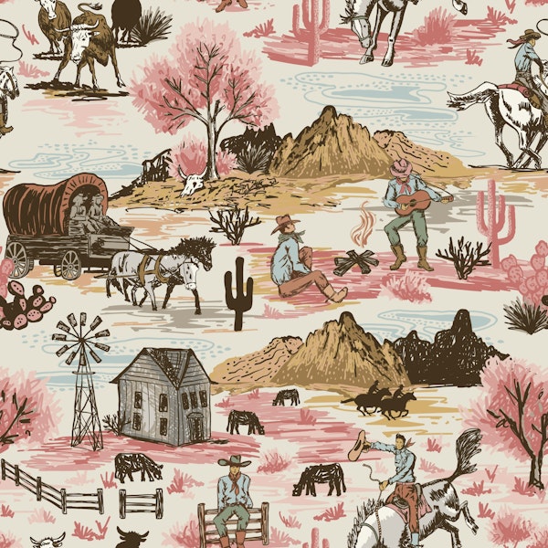 Western Cowboy Frontier Scenes