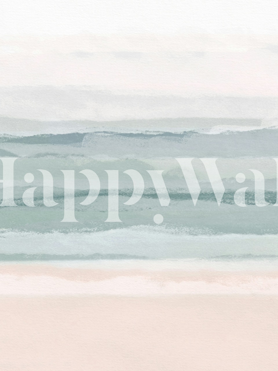 Beachscape Strips 1 minimal pastel abstrakt tapet