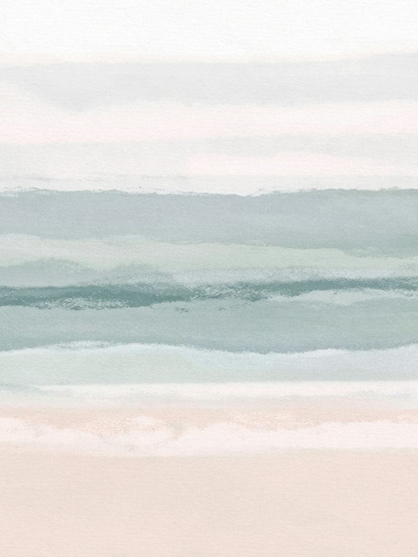 Beachscape Strips 2 | Minimal Pastel Abstract