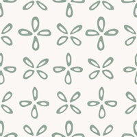 Playful Geo Petal Sage Green Beige ταπετσαρία