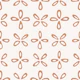 Playful Geo Petal Boho Brown