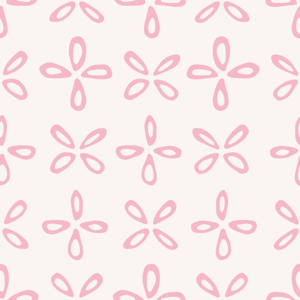 Playful Geo Petal Soft Pink