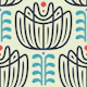 Tulip Inspired Elegance in Blue - S
