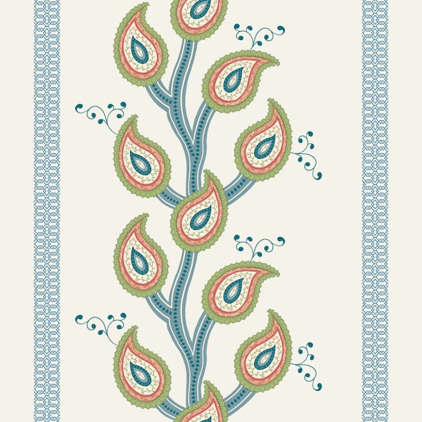 Vintage Paisley Leaves