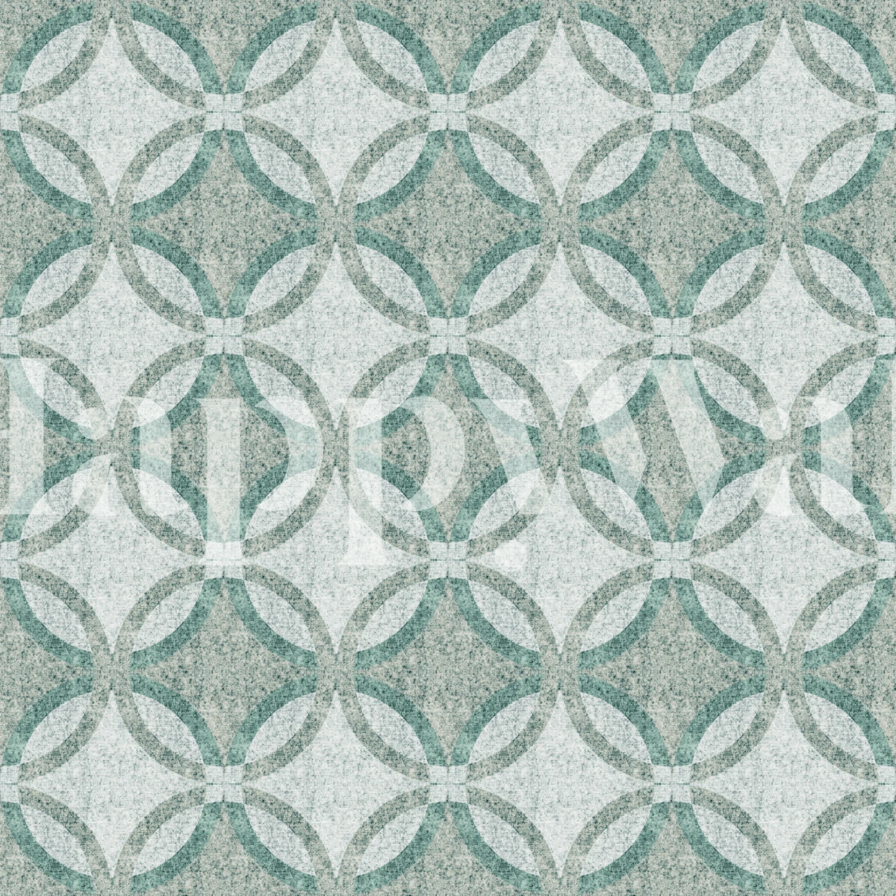 tapeta Rustic Circular Elegance v místnosti