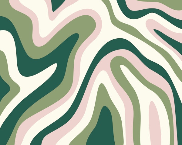 Liquid Cheerful Geode Green Pink