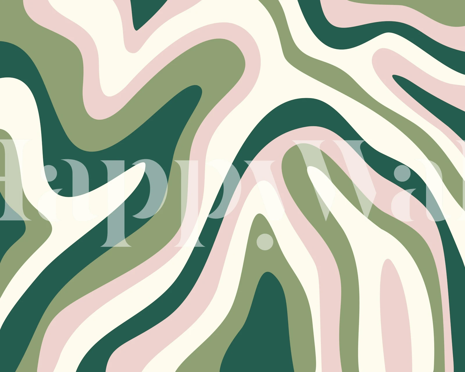 Liquid Cheerful Geode wallpaper in a room