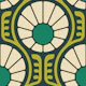 Retro Daisy Delight in Green - S