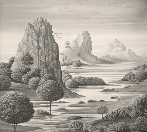 Peace River Valley (BW) warm