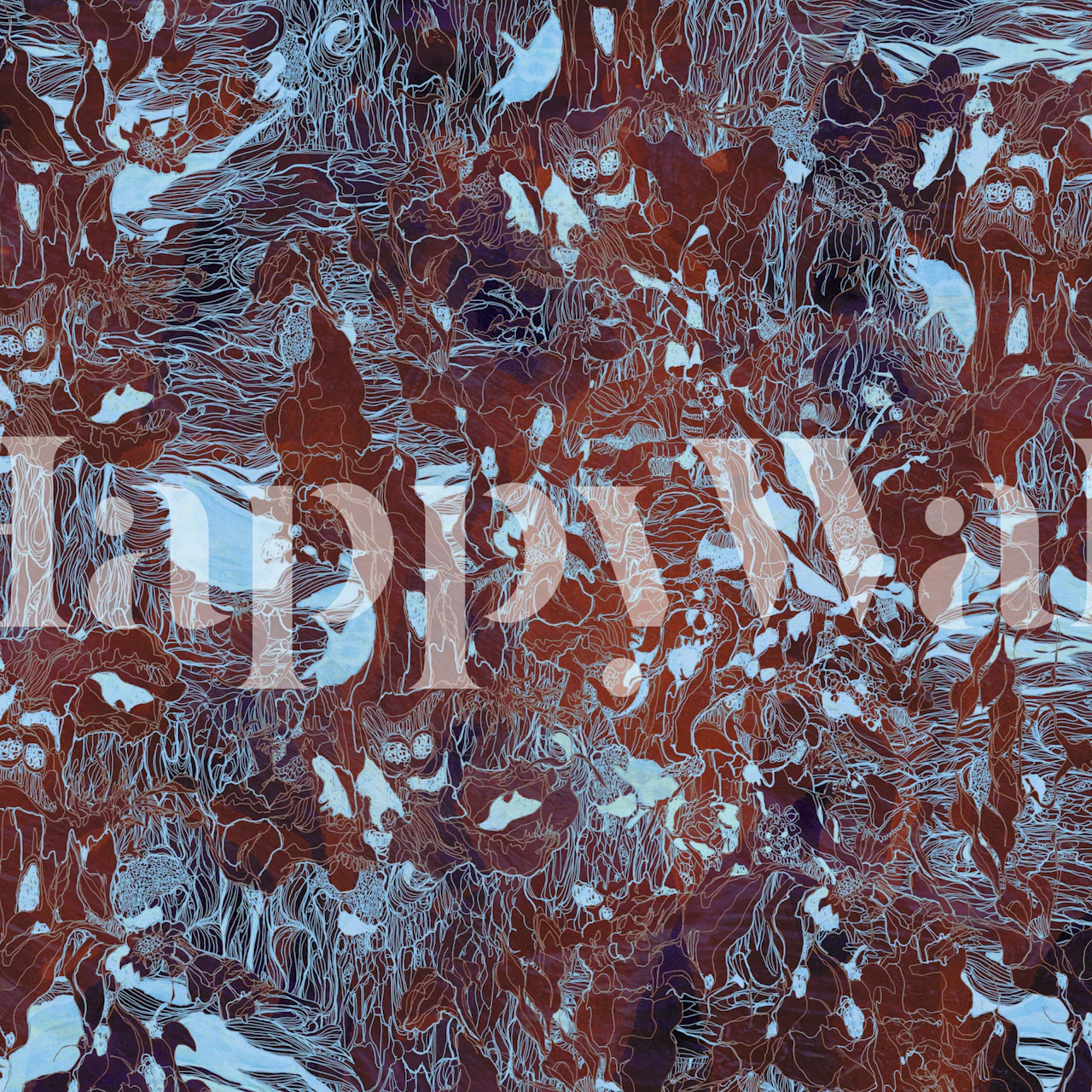 Wild Flora Symphony wallpaper in a room