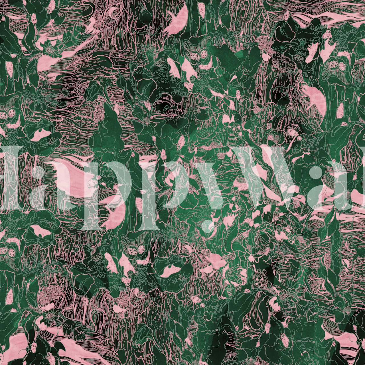 Vibrant dreamscape papel pintado en una habitación