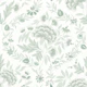 Georgian Floral - Eau-De-Nil