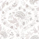 Georgian Floral - Warm Taupe