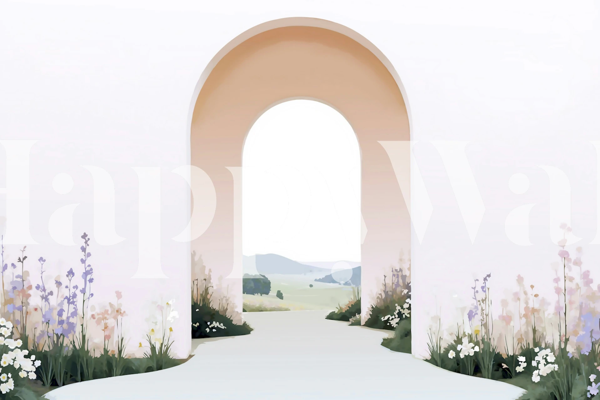Tapeta Archway to Serenity v pokoji
