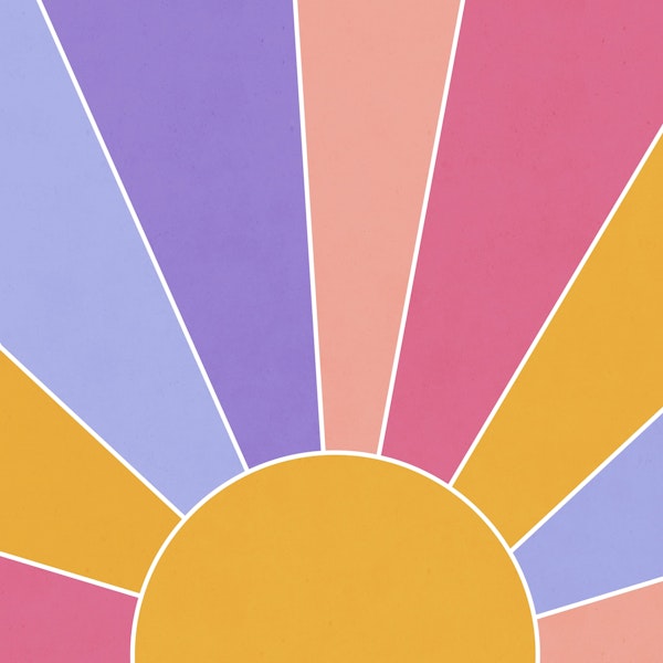 Sunburst - pastel