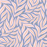Dopamine leaves cobalt blue / pink big wallpaper