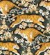 Animalier's Tiger Chintz - charcoal