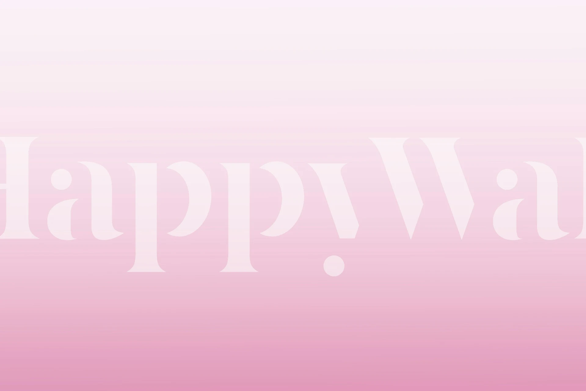 Dreamy Pink Ombre wallpaper in a room