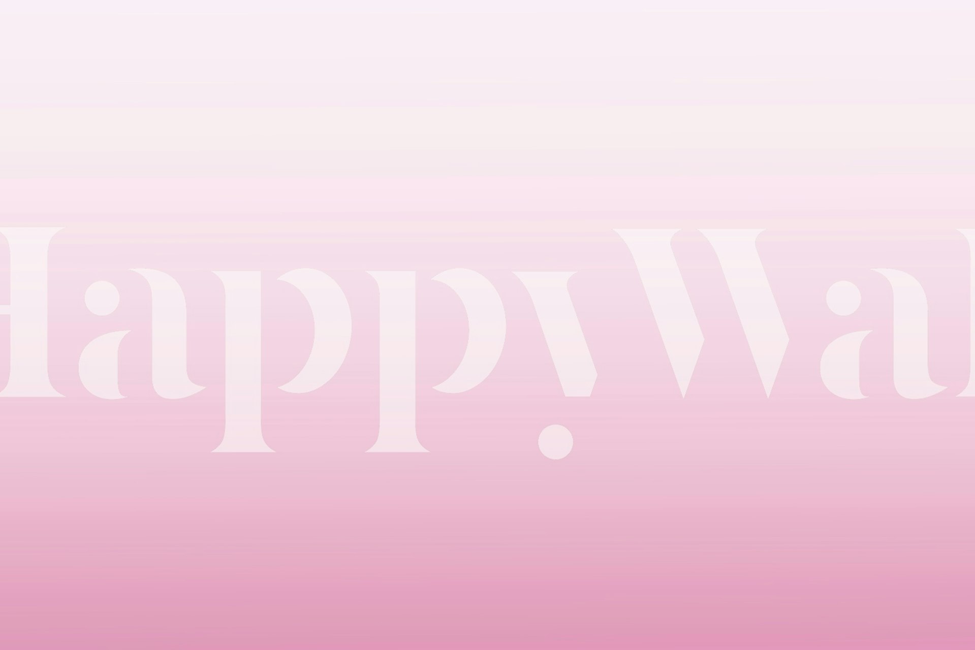 Dreamy Pink Ombre wallpaper in a room