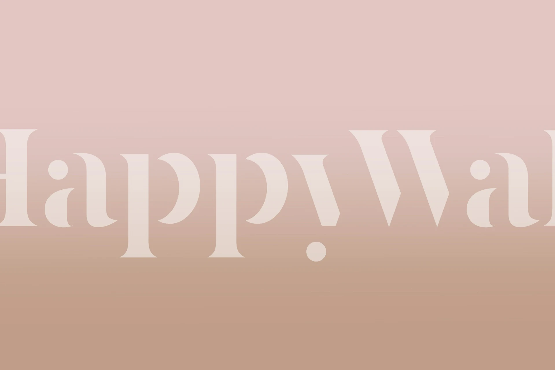 Papel de parede Modern Boho Blush Ombre em um quarto