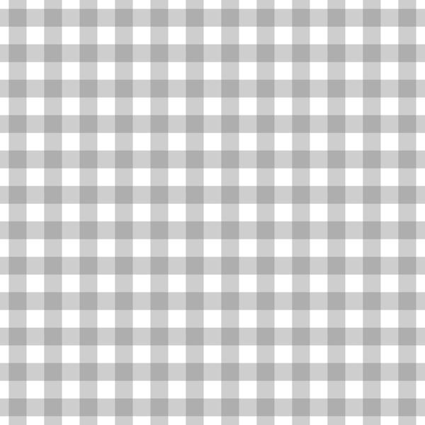 Classic gingham light grey