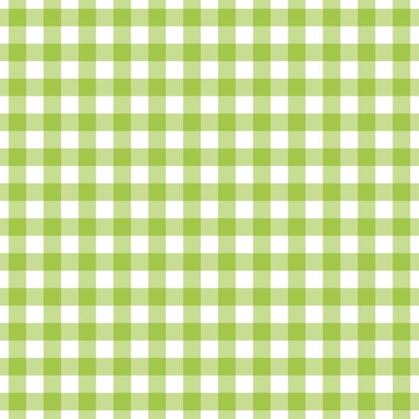 Classic gingham green chartreuse