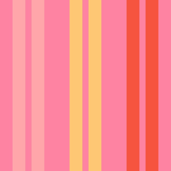 Vertical Double Stripes Pink Orange Yellow